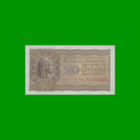 MONEDA NACIONAL 0,50 CTVOS, BOT 1906, AÑO 1955, ESTADO EXCELENTE+ .-