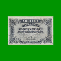BILLETE DE HUNGRIA 500.000 ADOPENGO, PICK 139a AÑO 1946 ESTADO MUY BUENO.-