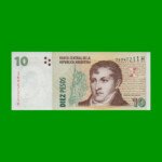 PESOS CONVERTIBLES 2do DISEÑO $10,00, BOT 3425, AÑO 2006, ESTADO SIN CIRCULAR.-