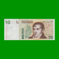 PESOS CONVERTIBLES 2do DISEÑO $10,00, BOT 3425, AÑO 2006, ESTADO SIN CIRCULAR.-