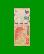 PESOS 3er DISEÑO $1.000,00, BOT 6014, AÑO 2020, SERIE G, ESTADO SIN CIRCULAR.-