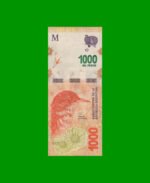 PESOS 3er DISEÑO $1.000,00, COL 6016, SERIE I, AÑO 2020, ESTADO SIN CIRCULAR.-