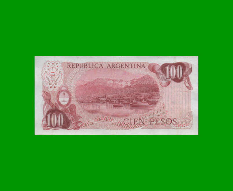 PESOS LEY 18.188 $100,00, BOT 2399, AÑO 1975, ESTADO EXCELENTE- .- - Imagen 2