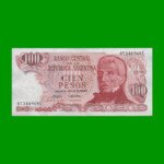 PESOS LEY 18.188 $100,00, BOT 2399, AÑO 1975, ESTADO EXCELENTE- .-