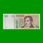 PESOS CONVERTIBLES 2do DISEÑO $10,00, BOT 3430, AÑO 2008, ESTADO SIN CIRCULAR.-