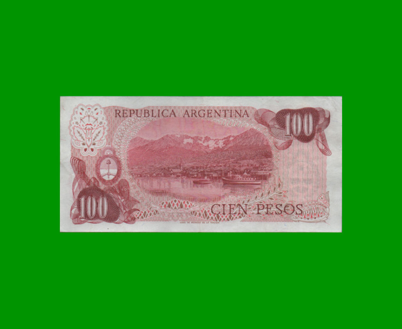 PESOS LEY 18.188 $100,00, BOT 2399a, AÑO 1975, ESTADO EXCELENTE- .- - Imagen 2