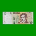 PESOS CONVERTIBLES 2do DISEÑO $10,00, BOT 3431a, AÑO 2009, ESTADO SIN CIRCULAR.-