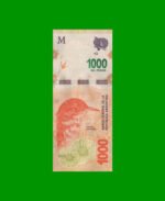 PESOS 3er DISEÑO $1.000,00, COL NEW, SERIE L, AÑO 2020, ESTADO SIN CIRCULAR.-