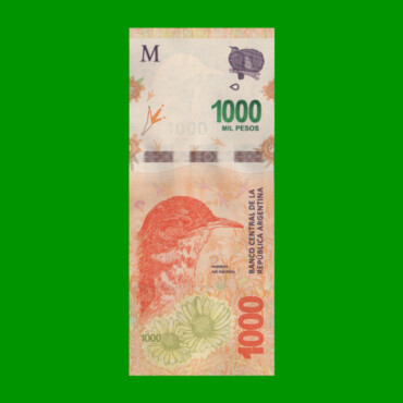 PESOS 3er DISEÑO $1.000,00, COL NEW, SERIE L, AÑO 2020, ESTADO SIN CIRCULAR.-