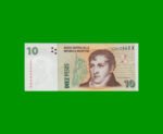 PESOS CONVERTIBLES 2do DISEÑO $10,00, BOT 3432, AÑO 2009, ESTADO SIN CIRCULAR.-