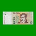 PESOS CONVERTIBLES 2do DISEÑO $10,00, BOT 3432, AÑO 2009, ESTADO SIN CIRCULAR.-