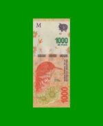 PESOS 3er DISEÑO $1.000,00, COL NEW, SERIE Q , ESTADO SIN CIRCULAR.-