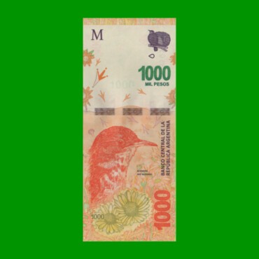 PESOS 3er DISEÑO $1.000,00, COL NEW, SERIE Q , ESTADO SIN CIRCULAR.-