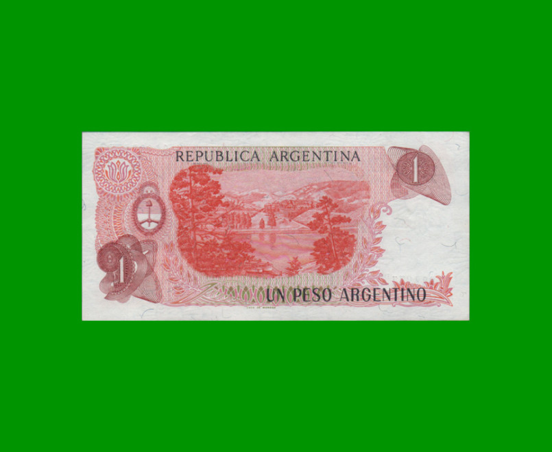 PESOS ARGENTINOS $1,00, BOT 2605, AÑO 1984, ESTADO SIN CIRCULAR.- - Imagen 2