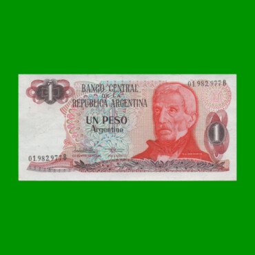 PESOS ARGENTINOS $1,00, BOT 2605, AÑO 1984, ESTADO SIN CIRCULAR.-