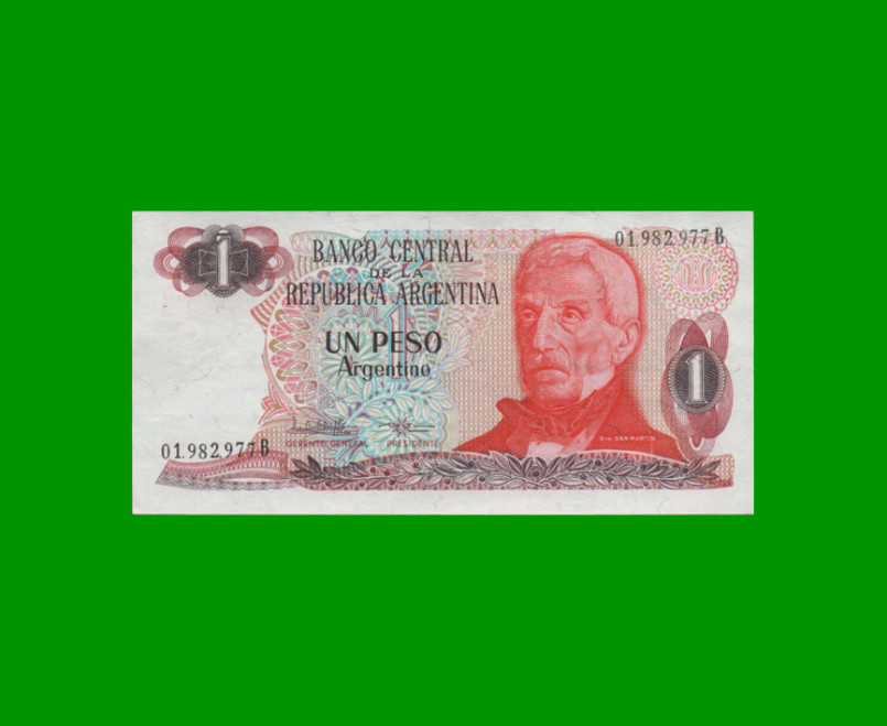 PESOS ARGENTINOS $1,00, BOT 2605, AÑO 1984, ESTADO SIN CIRCULAR.-