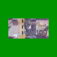 BILLETE DE KENYA 100 SHILINGI, PICK 53, AÑO 2019 ESTADO SIN CIRCULAR.-