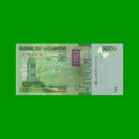 BILLETE DE UGANDA 5.000 SHILLINGS, PICK 51b, AÑO 2011 ESTADO SIN CIRCULAR.-