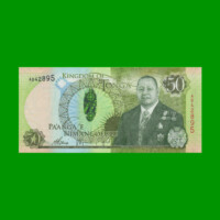 BILLETE DE TONGA 50 PA`ANGA, PICK 48, AÑO (2015) ESTADO SIN CIRCULAR.-