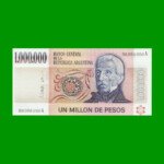 BILLETE DE PESOS LEY $1.000.000 , PRUEBA FASCIMIL , ESTADO SIN CIRCULAR.-