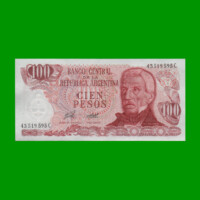 PESOS LEY 18.188 $100,00, BOT 2405a, AÑO 1977, ESTADO EXCELENTE.-