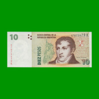 PESOS CONVERTIBLES 2do DISEÑO $10,00, BOT 3432b, AÑO 2009, ESTADO EXCELENTE+.-