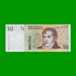 PESOS CONVERTIBLES 2do DISEÑO $10,00, BOT 3441, AÑO 2014, ESTADO SIN CIRCULAR.-