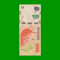 PESOS 3er DISEÑO $1.000,00, COL 6042, SERIE EA, ESTADO SIN CIRCULAR.-