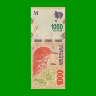 PESOS 3er DISEÑO $1.000,00, COL 6043, SERIE FA, ESTADO SIN CIRCULAR.-