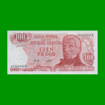 PESOS LEY 18.188 $100,00, BOT 2408a, AÑO 1977, ESTADO EXCELENTE+ .-
