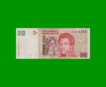 PESOS CONVERTIBLES 2do DISEÑO $20,00, BOT 3504, AÑO 2000, ESTADO MUY BUENO- .-