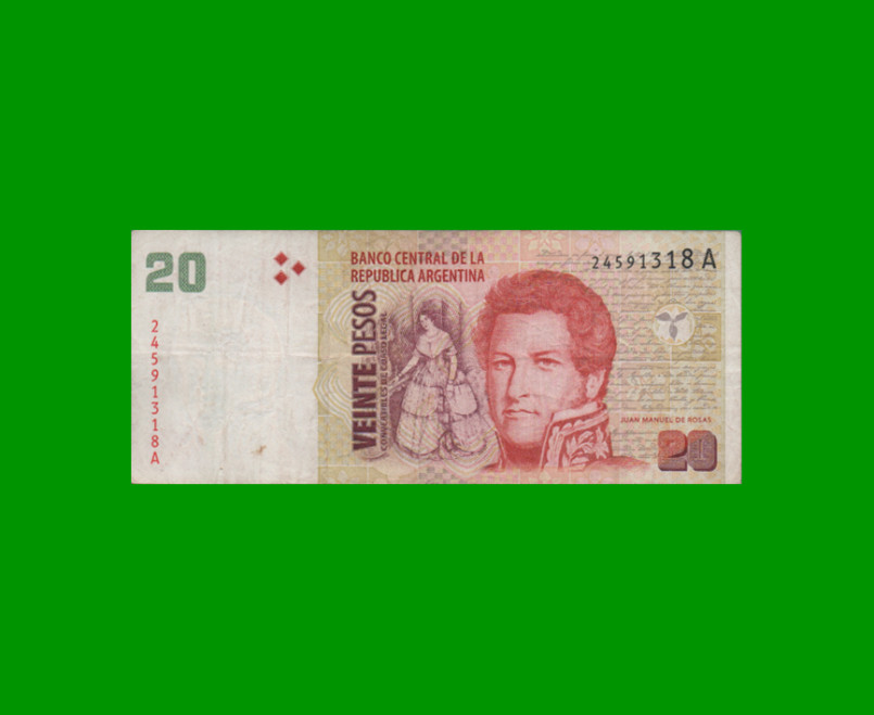 PESOS CONVERTIBLES 2do DISEÑO $20,00, BOT 3504, AÑO 2000, ESTADO MUY BUENO- .-