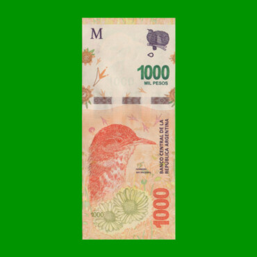PESOS 3er DISEÑO $1.000,00, COL NEW, SERIE LA, ESTADO SIN CIRCULAR.-