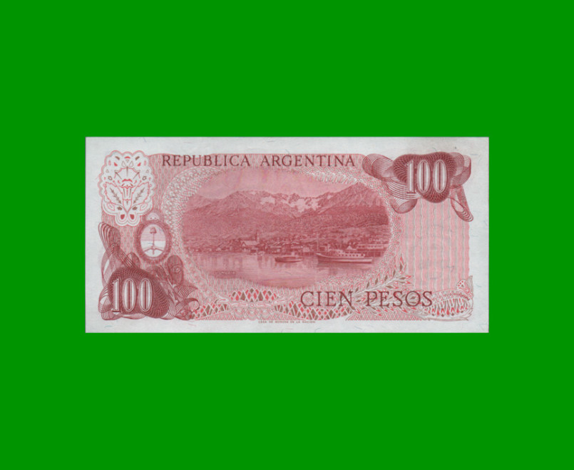 PESOS LEY 18.188 $100,00, BOT 2409, AÑO 1978, ESTADO EXCELENTE- .- - Imagen 2