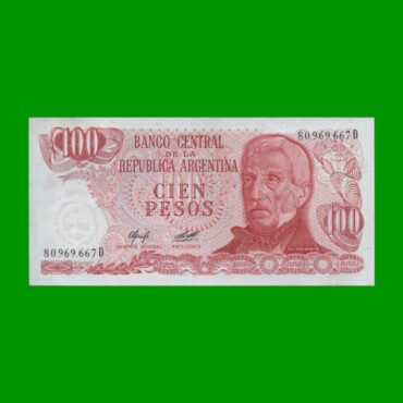 PESOS LEY 18.188 $100,00, BOT 2409, AÑO 1978, ESTADO EXCELENTE- .-