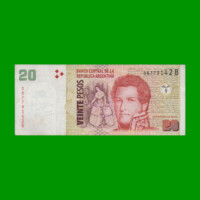 PESOS CONVERTIBLES 2do DISEÑO $20,00, BOT 3511, AÑO 2003, ESTADO MUY BUENO- .-