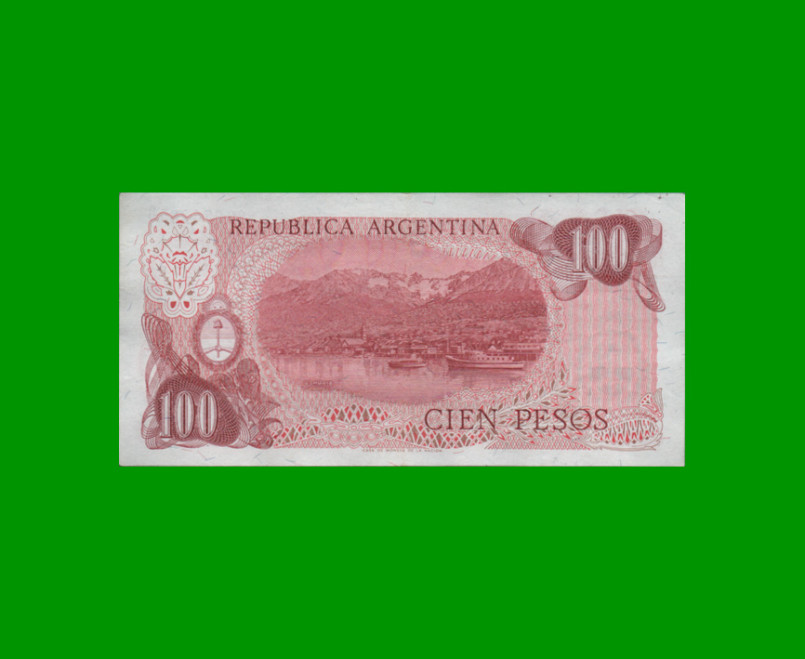 PESOS LEY 18.188 $100,00, BOT 2409, AÑO 1978, ESTADO EXCELENTE.- - Imagen 2