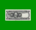 BILLETE DE EL SALVADOR 10 COLONES, PICK 135b, AÑO 1988 ESTADO EXCELENTE+.- - Imagen 2