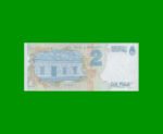 PESOS CONVERTIBLES 1er DISEÑO $2,00, BOT 3011, AÑO 1992, ESTADO EXCELENTE+.- - Imagen 2