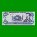 BILLETE DE NICARAGUA 100 CORDOBAS, PICK 154, ESTADO SIN CIRCULAR.-