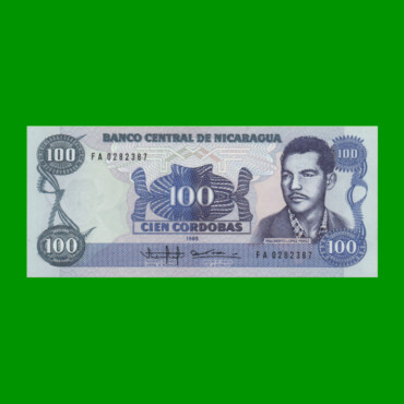 BILLETE DE NICARAGUA 100 CORDOBAS, PICK 154, ESTADO SIN CIRCULAR.-