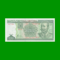 BILLETE DE CUBA $5,00 PICK 116i, AÑO 2006, ESTADO SIN CIRCULAR.-