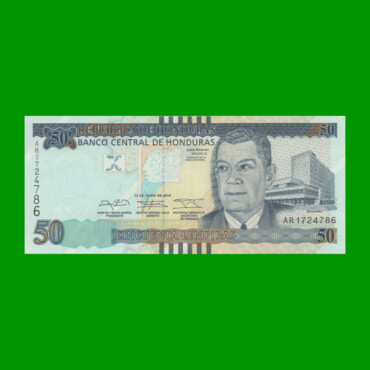 BILLETE DE HONDURAS 50 LEMPIRAS, PICK 101, AÑO 2014 ESTADO SIN CIRCULAR.-