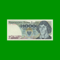 BILLETE DE POLONIA 1.000 ZLOTYCH, PICK 146c, AÑO 1982, ESTADO SIN CIRCULAR.-