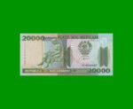 BILLETE DE MOZAMBIQUE 20.000 METICAIS, PICK 140, AÑO 1999 ESTADO SIN CIRCULAR.-