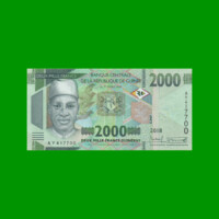 BILLETE DE GUINEA 2.000 FRANCOS, PICK NEW, AÑO 2018 ESTADO SIN CIRCULAR.-