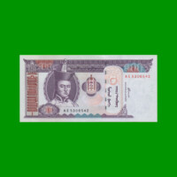 BILLETE DE MONGOLIA 100 TUGRIK, PICK 65a, AÑO 2000, ESTADO SIN CIRCULAR.-