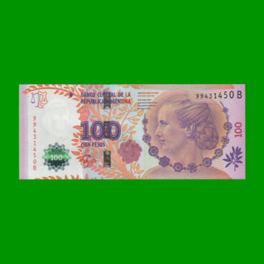 PESOS 3er DISEÑO $100,00, BOT 4301, AÑO 2013, ESTADO EXCELENTE.-