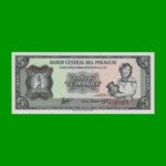 BILLETE DE PARAGUAY 5 GUARANIES, PICK 195b, ESTADO SIN CIRCULAR.-