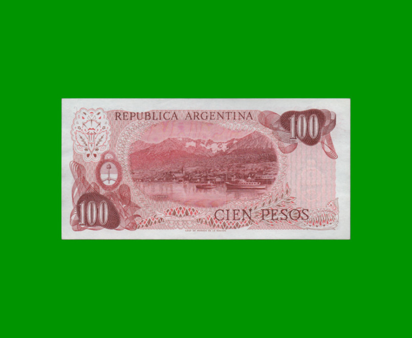 PESOS LEY 18.188 $100,00, BOT 2409, AÑO 1978, ESTADO EXCELENTE+ .- - Imagen 2